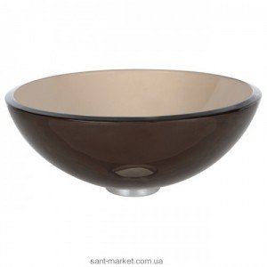 Раковина для ванної накладна Kraus коричнева GV-103-14-12mm