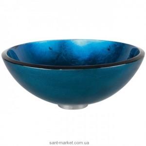 Раковина для ванной накладная Kraus синяя GV-204-12mm