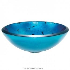 Раковина для ванної накладна Kraus блакитна GV-204-19mm