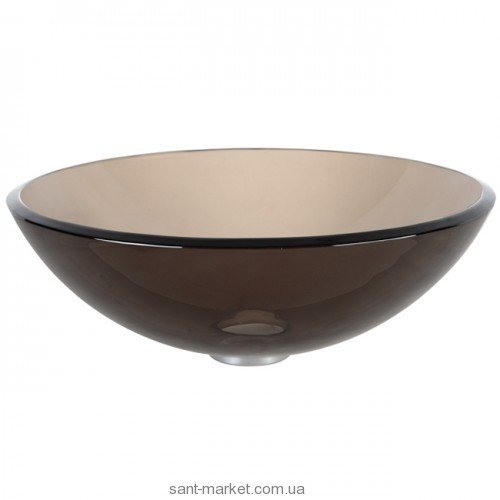 Раковина для ванної накладна Kraus коричнева GV-103-12mm
