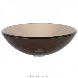 Раковина для ванної накладна Kraus коричнева GV-103-12mm