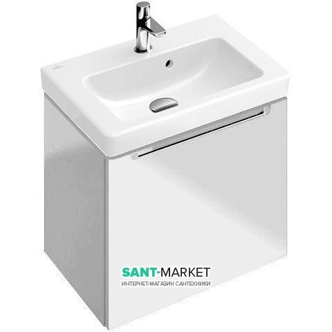 Тумба під раковину Villeroy & Boch Subway 2.0 підвісна 58.7x45.43x42 біла A68700DH