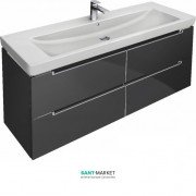 Тумба под раковину Villeroy&Boch Subway 2.0 подвесная 128.7x44.9x42 белая A69100DH