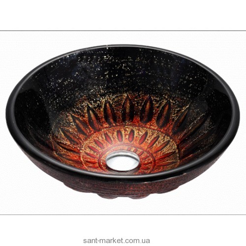 Раковина для ванной накладная Kraus шоколадная GV-681-19mm