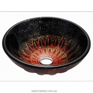 Раковина для ванной накладная Kraus шоколадная GV-681-19mm