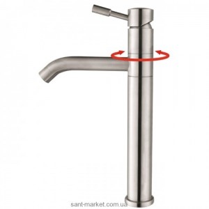 Смеситель для раковины однорычажный высокий Kraus коллекция Aldo хром KVF-2180