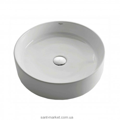 Раковина для ванной накладная Kraus белая KCV-140