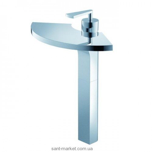 Смеситель для раковины однорычажный каскадный высокий Kraus коллекция Fantasia хром KEF-14800