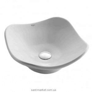 Раковина для ванної накладна Kraus біла KCV-135