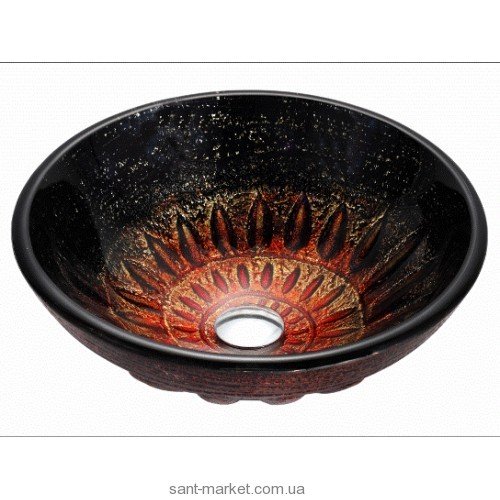 Раковина для ванной накладная Kraus шоколадная GV-681-19mm