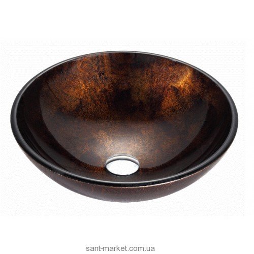 Раковина для ванной накладная Kraus коричневая GV-684-12mm