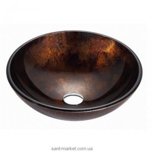 Раковина для ванной накладная Kraus коричневая GV-684-12mm