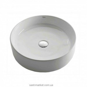 Раковина для ванної накладна Kraus біла KCV-140