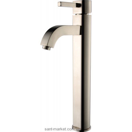 Змішувач для раковини одноважеля високий Kraus колекція Ramus сатин FVS-1007 SN