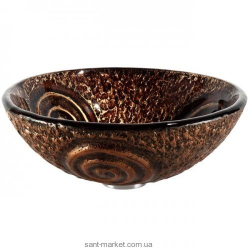 Раковина для ванной накладная Kraus коричневая GV-650-19mm