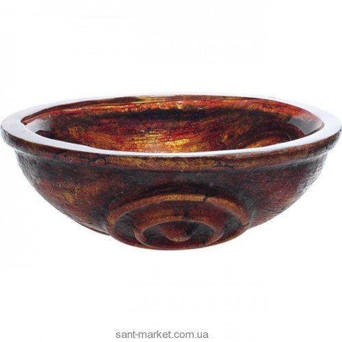 Раковина для ванної накладна Kraus коричнева GV-630-19mm