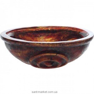 Раковина для ванної накладна Kraus коричнева GV-630-19mm