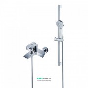 Душевая система с однорычажным смесителем Kraus Illusio латунь хром  KEF-14709CH