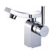 Змішувач для раковини Kraus Unicus змішувач з донним клапаном латунь хром KEF-14302CH