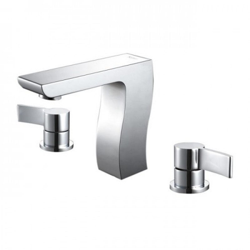 Смеситель для раковины Kraus Sonus двухрычажный латунь хром KEF-14603CH