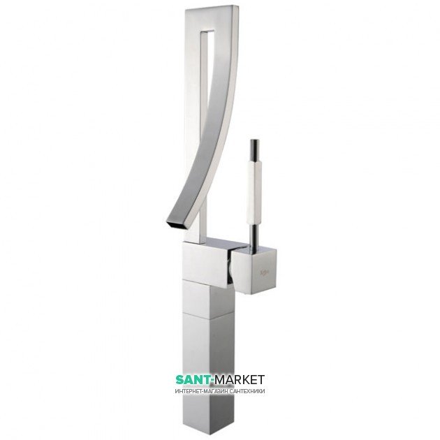 Смеситель для раковины однорычажный высокий Kraus хром MIL-1200