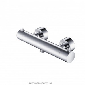 Змішувач для душу настінний двухвентильний з термостатом Kraus хром UKR-43039