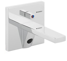 Смеситель для раковины электронный сенсорный скрытый Geberit коллекция HyTronic хром 116.128.21.1