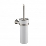 Йоржик для унітазу Kraus Amnis з настінним тримачем сатин KEA-11131BN