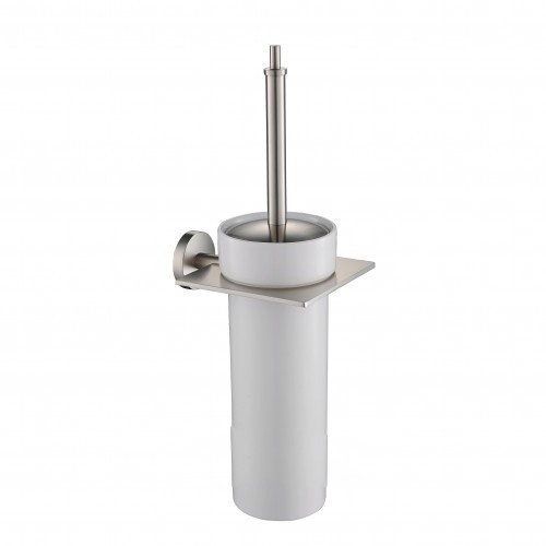 Ершик для унитаза Kraus Imperium с настенным держателем керамика/латунь сатин KEA-12231BN