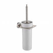 Ершик для унитаза Kraus Imperium с настенным держателем керамика/латунь сатин KEA-12231BN