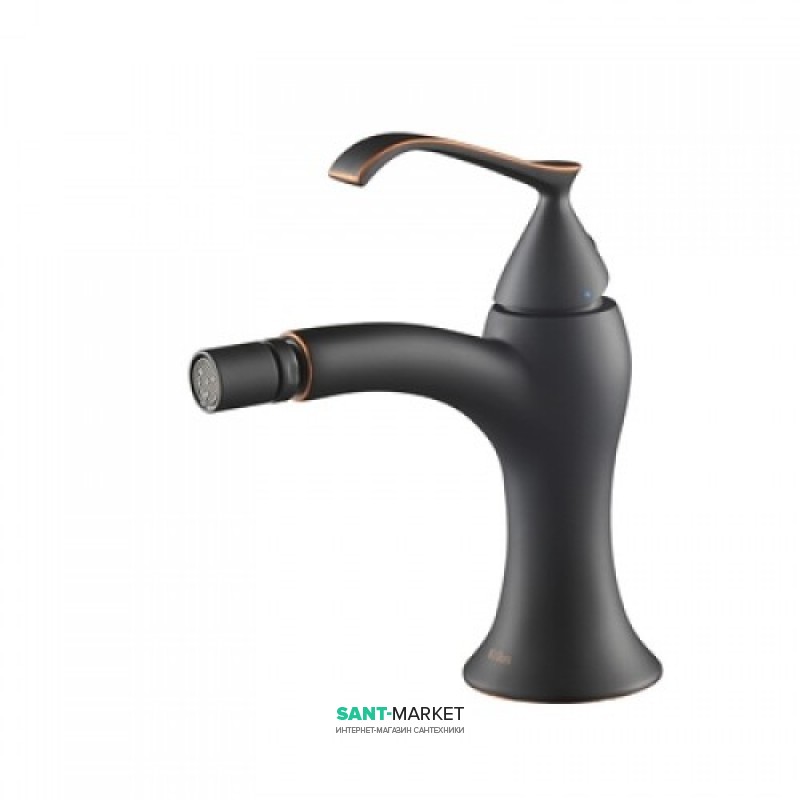 Змішувач для біде Kraus Ventus латунь темний шоколад KEF-15006-ORB