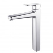 Смеситель для раковины Kraus Virtus однорычажный высокий латунь хром KEF-15500CH 