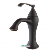 Смеситель для раковины Kraus Ventus однорычажный латунь темный шоколад KEF-15001-ORB