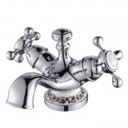 Змішувач для раковини Kraus Apollo двухвентильний латунь хром KEF-16000CH