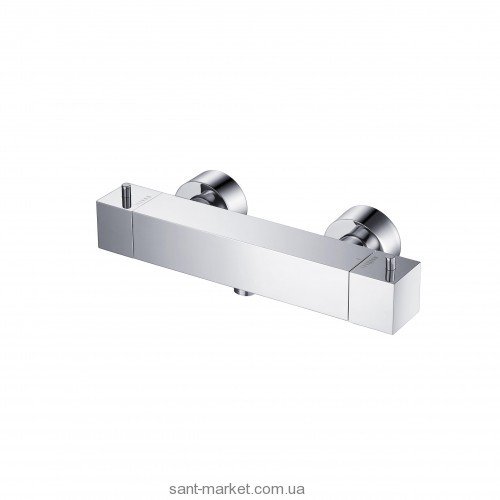 Смеситель для душа настенный двухвентильный с термостатом Kraus хром UKR-46039