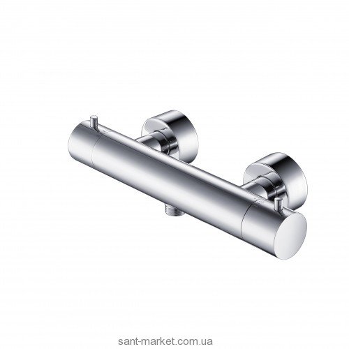 Смеситель для душа настенный двухвентильный с термостатом Kraus хром UKR-43039