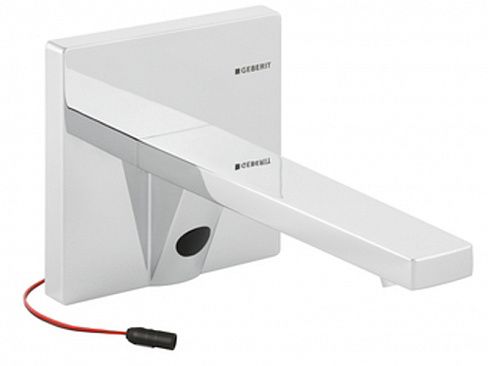 Змішувач для раковини електронний сенсорний прихований Geberit колекція HyTronic хром 116.118.21.1