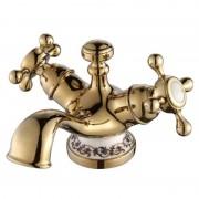 Смеситель для раковины Kraus Apollo двухвентильный латунь золото KEF-16000G 