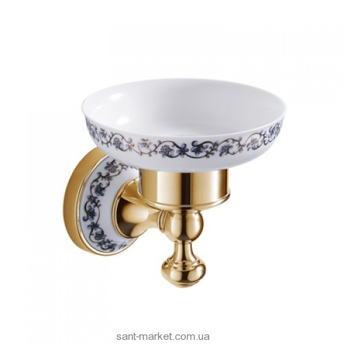 Мыльница для ванной Kraus Apollo с настенным держателем золото KEA-16503G
