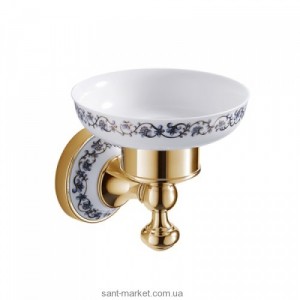 Мыльница для ванной Kraus Apollo с настенным держателем золото KEA-16503G