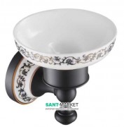 Мильниця для ванною Kraus Apollo з настінним тримачем темний шоколад KEA-16503-ORB