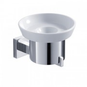 Мильниця для ванною Kraus Aura з настінним тримачем хром KEA-14405CH