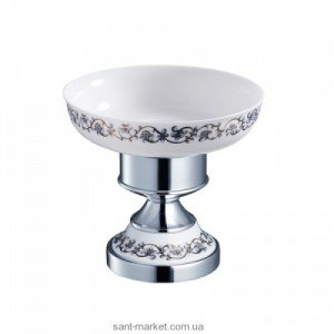 Мильниця для ванною Kraus Apollo кераміка / латунь хром KEA-16507CH