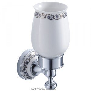 Cтакан для зубных щеток Kraus Apollo с настенным держателем хром KEA-16504CH