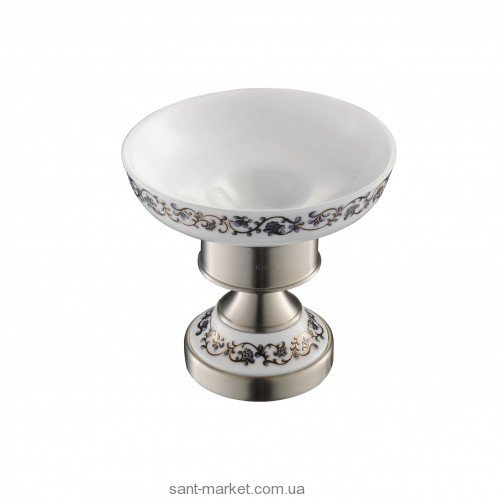 Мыльница для ванной Kraus Apollo керамика/латунь сатин KEA-16507BN