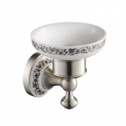 Мильниця для ванною Kraus Apollo з настінним тримачем сатин KEA-16503BN