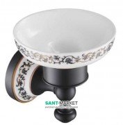 Мильниця для ванною Kraus Apollo з настінним тримачем темний шоколад KEA-16503-ORB