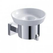 Мыльница для ванной Kraus Aura с настенным держателем хром KEA-14405CH