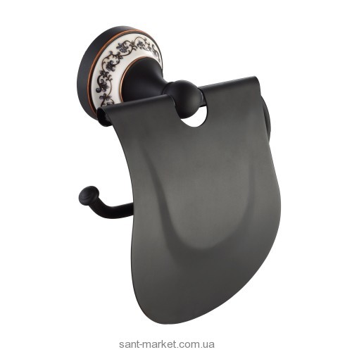 Kraus APOLLO Держатель туалетной бумаги с крышкой KEA-16526ORB