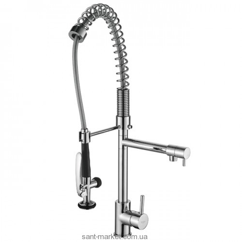 Змішувач для кухні з висувною лійкою Kraus змішувач з високим виливом KPF-1602